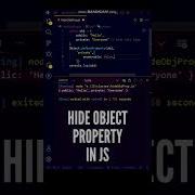 Hide Object Properties From Iteration Or Console In JavaScript Shorts Javascript Programming