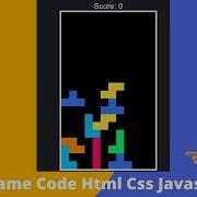 Tetris Game Code In Javascript Tetris Game Code Html Css Javascript