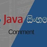 Java Sinhala 04 How To Use Comment By Pannala