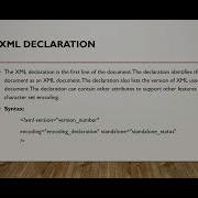 XML AND DTD