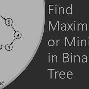 Binary Tree 48 Find Maximum Or Minimum Value In Binary Tree