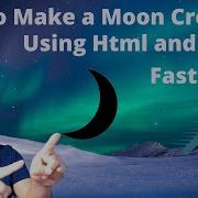 How To Make A Moon Crescent Using Html AndCSS Fast Mode