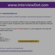 What Are The Restrictions Placed On Overloading A Method In Java Job Interview