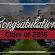 Congratulations Class Of 2016