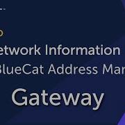 Using Gateway To Get Network Information From BlueCat Address Manager