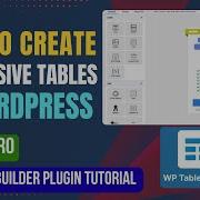 Как создать адаптивную таблицу в WordPress с помощью WP Table Builder