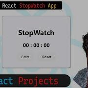 StopWatch App In React React Mini Projects