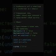 Разница между Null и Undefined в JavaScript за минуту Shorts