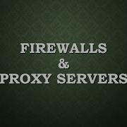 Firewalls Proxy Servers Security Ethics Lecture 3