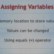 Python Tutorial 2 0 Assigning Variables
