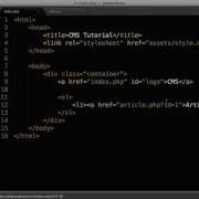 PHP Tutorials Create A CMS Part 1 7