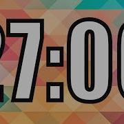 27 Minute Timer With Colorful Background 27 Minute Countdown With Alarm Sound At The End