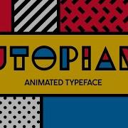 Utopian Animated Typeface For After Effects