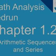 Chapter 1 2 1 Arithmetic Sequences And Series CodingBytes IB Math Analysis Speedrun