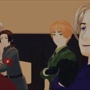 MMD APH Shut Up And Sleep With Me America