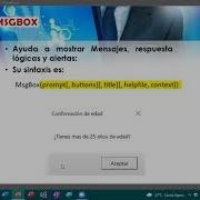 Clase 2 InputBox Y MsgBox Visual Basic Excel 04 08 2021