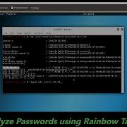 2 5 5 Analyze Passwords Using Rainbow Tables