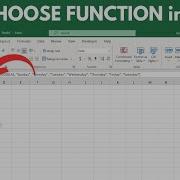 How To Use Choose Function In Excel Quick Simple