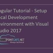 Angular Tutorial Setting Local Development Environment With Visual Studio 2017