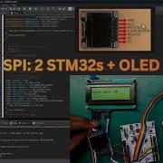 STM32 SPI Master Slave с OLED дисплеем Урок по Nucleo F334R8 и L053