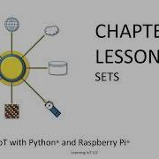 Learning IoT With Python And Raspberry Pi Sets In Python Lesson