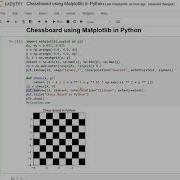 Day 19 Chessboard Using Matplotlib In Python