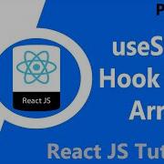 37 UseState Hook With Array In React React Hooks React UseState React State Hindi Urdu