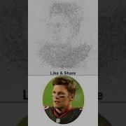 Tom Brady Messy Curve Draw Style Shorts