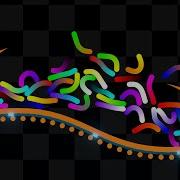 Roller Coaster Survival Worm Race