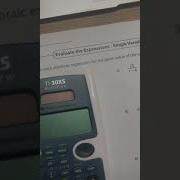 Evaluating Expressions Single Variable