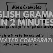 Repeated Comparatives Important English Grammar