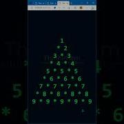 HTML CSS JS Triangle Pattern Integers And Characters THINHPHAM Shorts