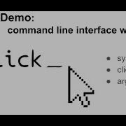 Coding Demo 1 Make Command Line Interface With Python Click Library