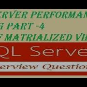 Sql Server Optimization Part 4 Materialised View In Sql Server