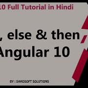 NgIf Else And Then In Angular 10 Angular 10 Full Tutorial In Hindi