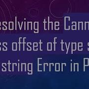 Resolving The Cannot Access Offset Of Type String On String Error In PHP