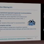 Big Data Course Mooc Unit 13 Lesson 6 User Based Nearest Neighbor Collaborative Filtering I
