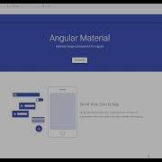 Angular Material Environment Setup