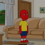 Caillou Gets A Sunburn Grounded Punishment Day