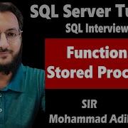 Functions VS Stored Procedures SQL Interview Questions And Answers Learn SQL SQL Hindi Urdu