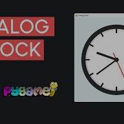 Python Pygame Analog Clock Tutorial OOP
