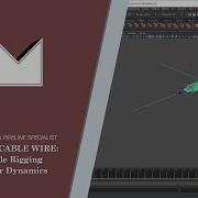 Dynamic Cable Wire Wire Cable Rigging Using NHair Dynamics And Wire Deformer