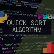 QuickSort Algorithm Python Pygame Sorting Algorithms Visualized