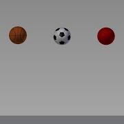 3 Bouncing Balls Different Weight