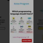 Which Programming Language Should I Learn Shorts Programming Python Knowprogram