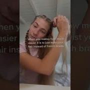 The EASIEST French Braid Hack Shorts