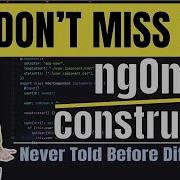 52 Component Lifecycle NgOnInit And Constructor Difference Never Seen Angular In Depth Hindi