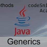 Java Generics 03 Generic Methods