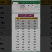 Print Only Selected Area In Excel 63 Exceltutorial Shorts Youtubeshorts Excel Tutorial