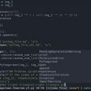 Creating A Pythagorean Theorem Worksheet Using Python